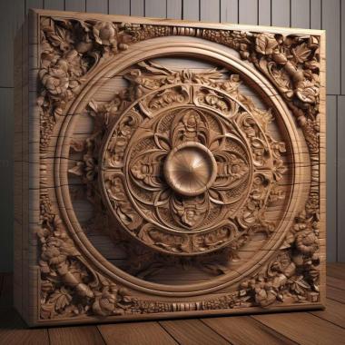 Patterns and decorations store 3 3d model